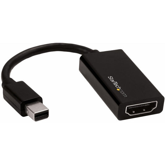Adaptateur Mini DisplayPort vers HDMI StarTech.com, convertisseur vidéo Mini DP 1.4 vers HDMI 2.0 actif pour moniteur/écran, 4K 60 Hz, mDP vers HDMI MDP2HD4K60S