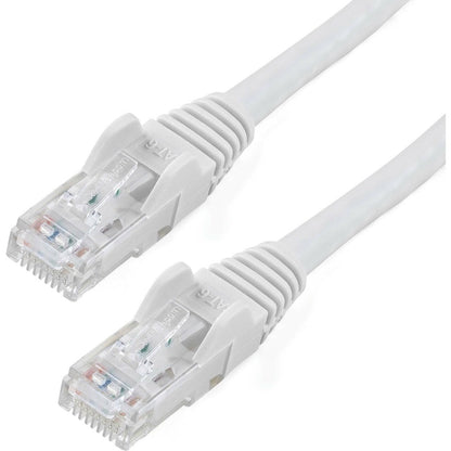 Câble Ethernet CAT6 StarTech.com de 1,5 m - Gigabit sans accroc - 100 W PoE UTP 650 MHz - Cordon de raccordement de catégorie 6 - Câblage certifié UL/TIA N6PATCH5WH