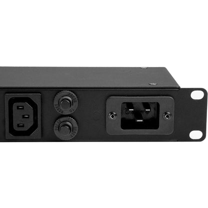 StarTech.com PDU 1U 19" 8 ports pour montage en rack, bloc d'alimentation/multiprise pour montage en rack à prise IEC C13, parasurtenseur pour rack de serveur horizontal 16 A 240 V PDU08C13H