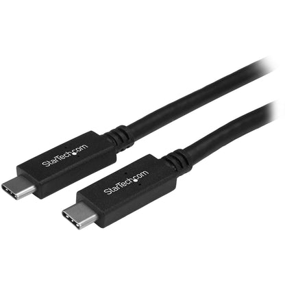 Câble USB C StarTech.com de 2 m avec alimentation (3 A) - M/M - USB 3.0 - Certifié USB-IF - Câble USB 3.0 Type C - USB 3.2 Gen 1 (5 Gbit/s) USB315CC2M
