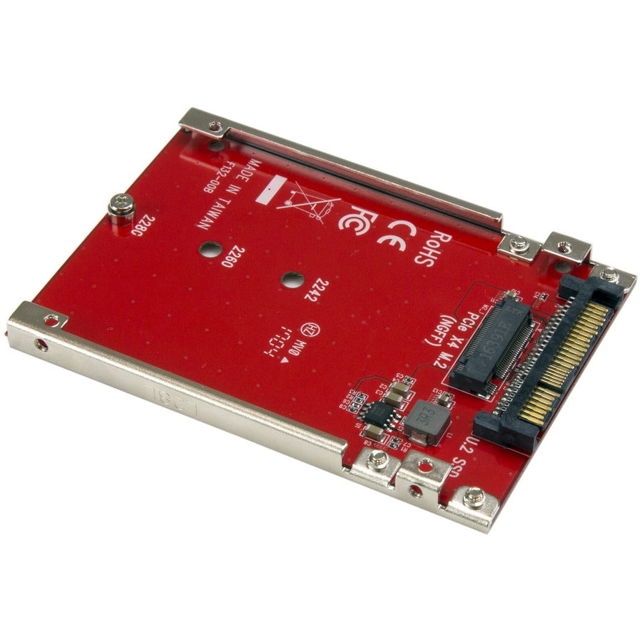 Adaptateur StarTech.com M.2 vers U.2 - Adaptateur hôte pour lecteur M.2 vers U.2 (SFF-8639) pour SSD M.2 PCIe NVMe - Adaptateur de lecteur M.2 - Adaptateur SSD M.2 PCIe U2M2E125