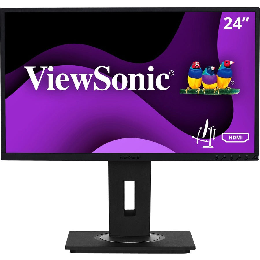 Moniteur LED Full HD ViewSonic Graphic VG2448 de 24 pouces - 16:9 - Noir VG2448