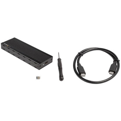 StarTech.com USB-C (10Gbps) to M.2 NVMe SSD Enclosure - Portable M.2 PCIe Aluminum Case - 1GB/s Read & Write - Mac & PC M2E1BMU31C