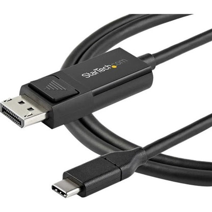 StarTech.com Câble USB C vers DisplayPort 1.2 4K 60 Hz de 2 m - Adaptateur vidéo réversible DP vers USB-C / USB-C vers DP Câble de moniteur HBR2/HDR CDP2DP2MBD