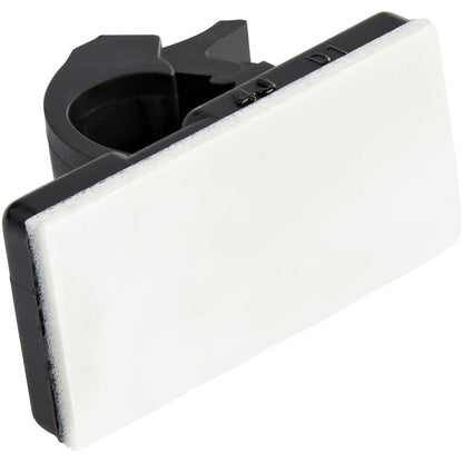 StarTech.com Lot de 100 clips de gestion de câbles auto-adhésifs - Organiseur de câbles Ethernet/réseau/bureau - Support/pince de câble adhésif noir CBMCC1