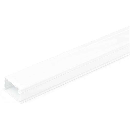 StarTech.com Chemin de câbles avec bande adhésive/couvercle 32 mm de large x 20 mm de haut x 1,8 m de long, cache-câble réseau, homologué UL CBMOWD3220