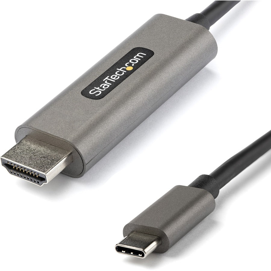 StarTech.com Câble USB C vers HDMI 4K 60 Hz avec HDR10, câble adaptateur vidéo Ultra HD USB Type-C vers HDMI 2.0b de 2 m, DP 1.4 Alt Mode HBR3 CDP2HDMM2MH