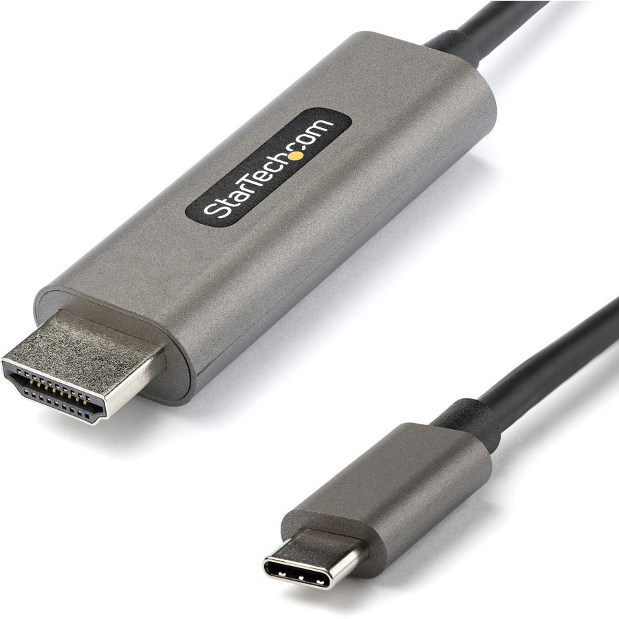 StarTech.com Câble USB C vers HDMI 4K 60 Hz avec HDR10, câble adaptateur vidéo Ultra HD USB Type-C vers HDMI 2.0b de 5 m, DP 1.4 Alt Mode HBR3 CDP2HDMM5MH
