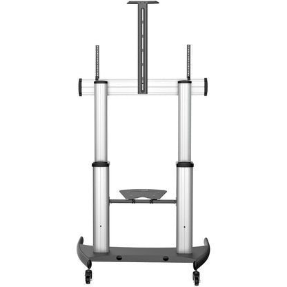 StarTech.com Support TV mobile, chariot TV universel robuste pour écran de 60 à 100 pouces (100 kg/220 lb), support TV à roulettes réglable en hauteur STNDMTV100