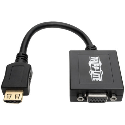 Tripp Lite 6in HDMI to VGA Adapter Converter with Audio Video for Ultrabook / Laptop / Desktop 6" P131-06N