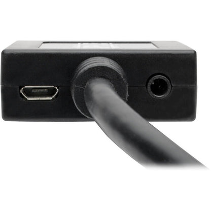Tripp Lite 6in HDMI to VGA Adapter Converter with Audio Video for Ultrabook / Laptop / Desktop 6" P131-06N