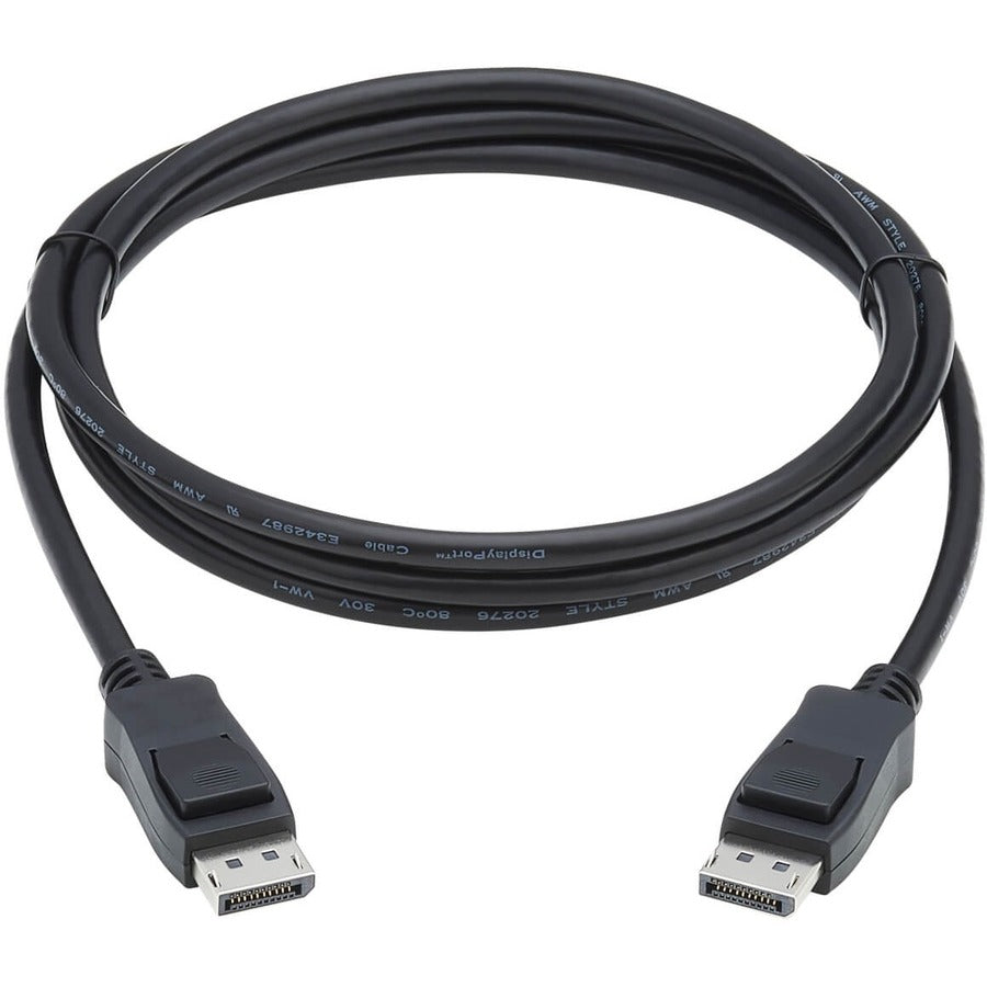 Câble DisplayPort 1.4 Tripp Lite avec connecteurs à verrouillage, 8K, M/M, noir, 6 pi. P580-006-V4