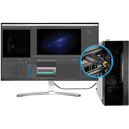 Câble HDMI 2.0 certifié de qualité supérieure StarTech.com de 0,5 m, HDMI haute vitesse Ultra HD 4K 60 Hz avec Ethernet, HDR10, cordon de moniteur HDMI UHD HDMMV50CM