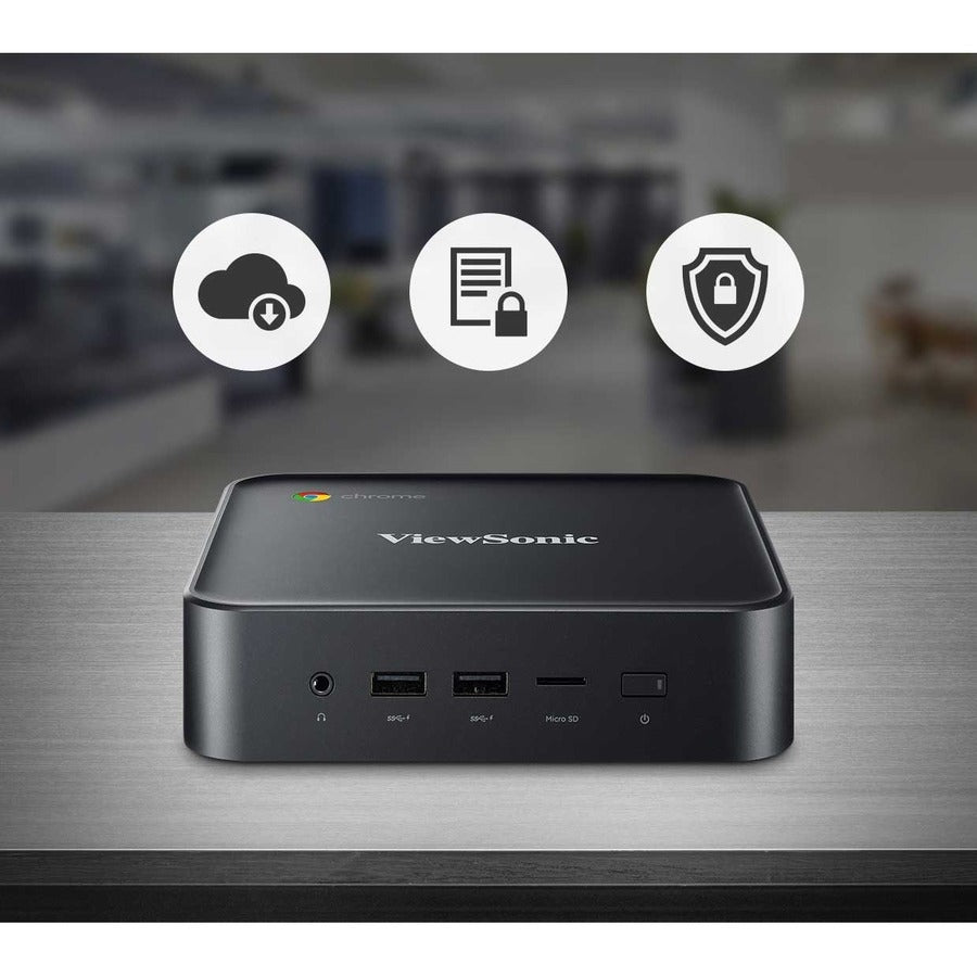 ViewSonic NMP760 Chromebox - Intel Celeron 5205U - 8 Go - Capacité de mémoire flash de 64 Go NMP760