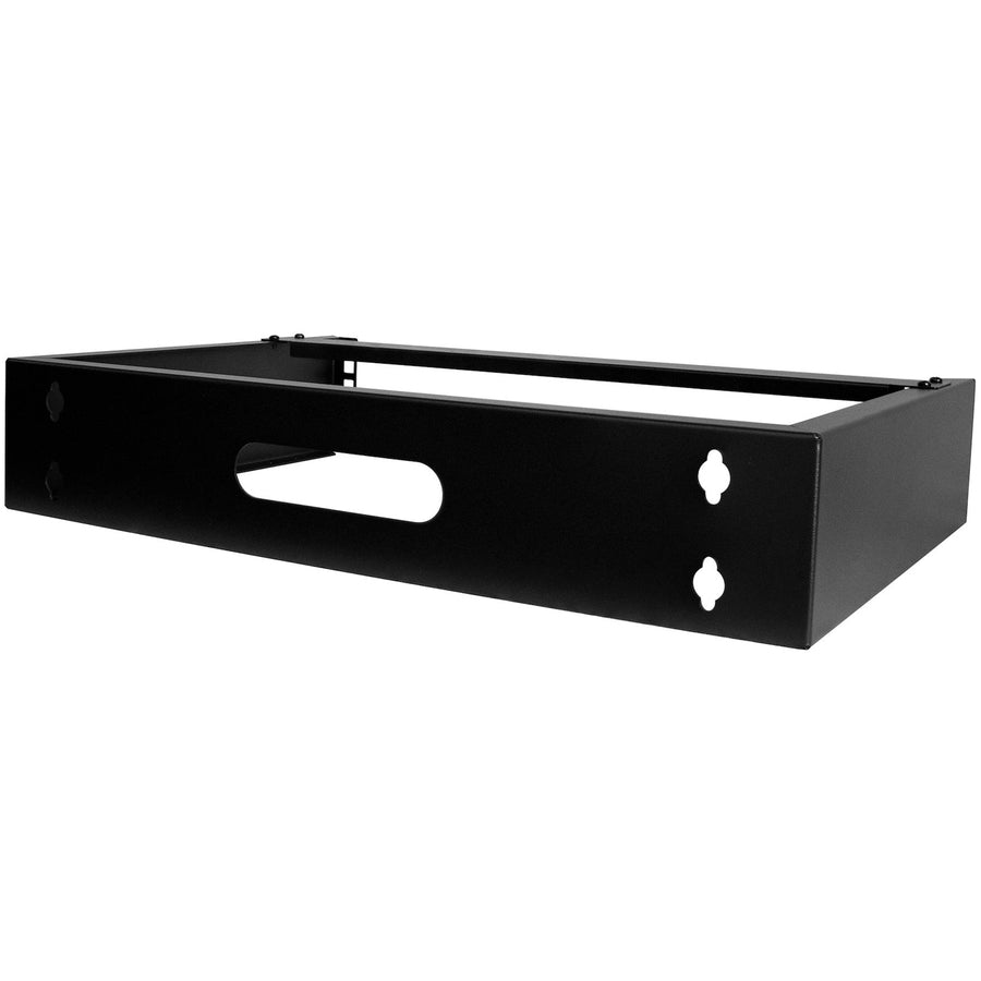 StarTech.com Rack mural 2U, 35,6 cm de profondeur, rack réseau mural 48,3 cm, support de panneau de brassage mural pour commutateur/équipement informatique RACK-2U-14-BRACKET