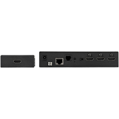 StarTech.com Extendeur HDMI sur CAT6/5e avec commutateur vidéo 3 ports 4K 30 Hz/115 pieds, boîtier de commutation HDMI 4K, vidéo sur HDBaseT avec commutateur automatique VS321HDBTK
