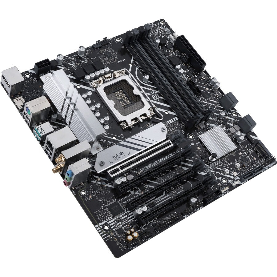 Carte mère de bureau Asus Prime B660M-A AC D4 - Chipset Intel B660 - Socket LGA-1700 - Mémoire Intel Optane compatible - Micro ATX PRIME B660M-A AC D4