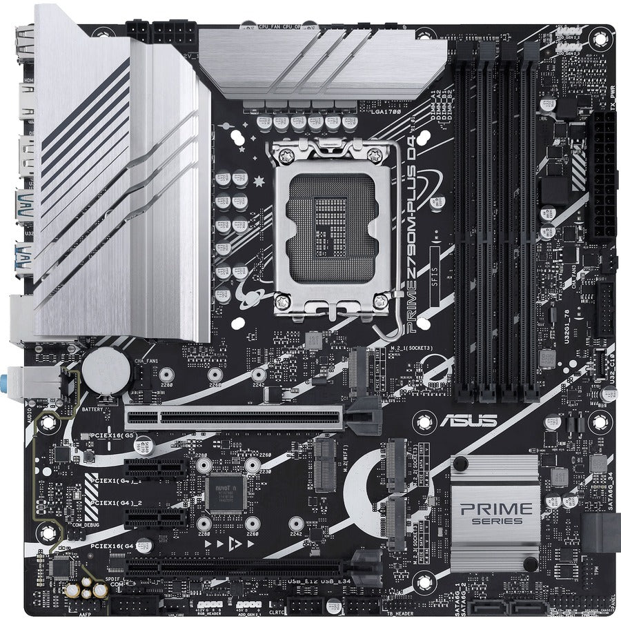 Carte mère de bureau de jeu Asus Prime Z790M-PLUSD4 - Chipset Intel Z790 - Socket LGA-1700 - Micro ATX PRIMEZ790M-PLUSD4