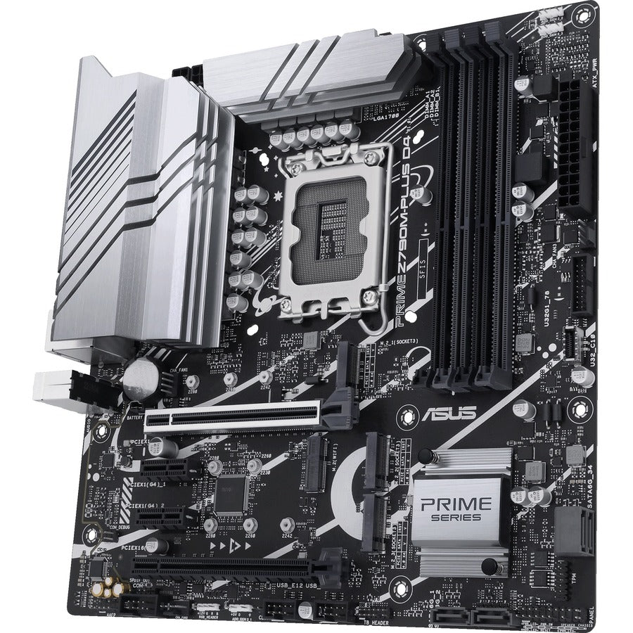 Carte mère de bureau de jeu Asus Prime Z790M-PLUSD4 - Chipset Intel Z790 - Socket LGA-1700 - Micro ATX PRIMEZ790M-PLUSD4