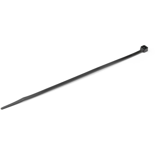 StarTech.com Colliers de serrage de 20 cm, diamètre 55 mm, résistance à la traction 22 kg, colliers de serrage autobloquants en nylon, homologués UL, lot de 1 000, noir CBMZT8BK
